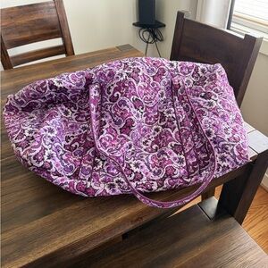 Vera Bradley Purple Floral Tote